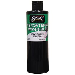 Sax Versatemp Washable Heavy-Bodied Tempera Paint, 1 Pint, Black 1592659