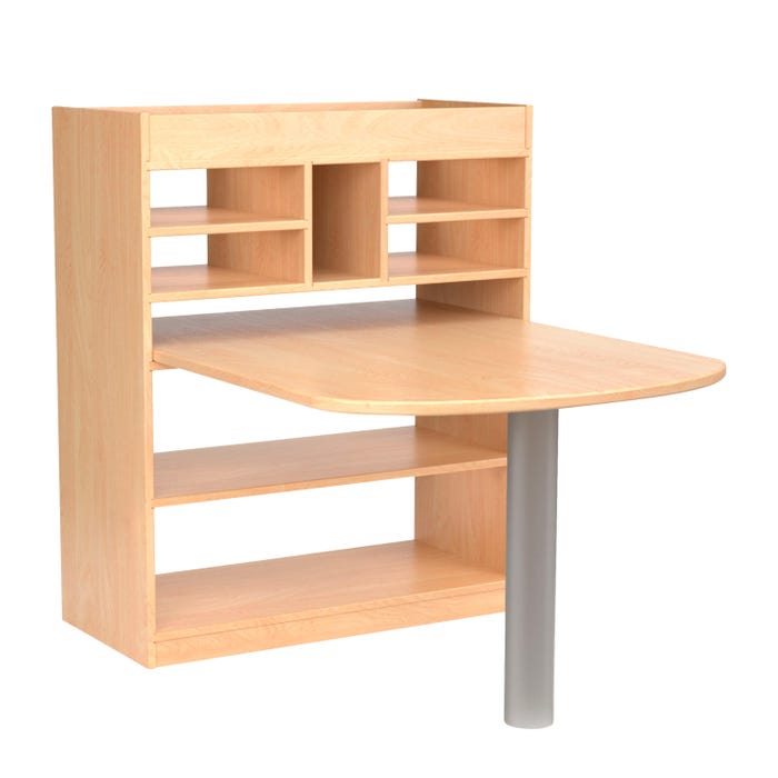Childcraft STEM Collaboration Table and Storage Unit for Early Education, 30 x 41-3/4 x 36 Inches