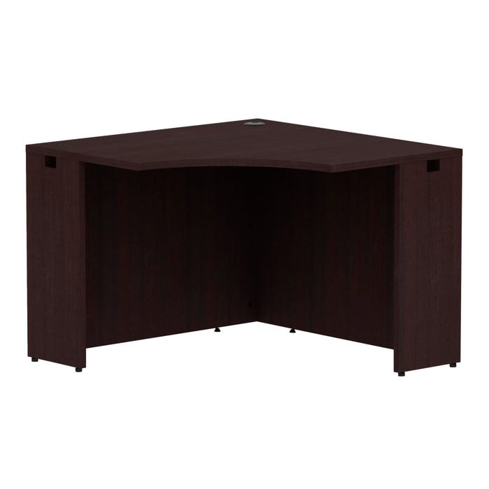 Classroom Select Laminate Corner Desk, 41-3/8 x 41-3/8 x 29-1/2 Inches, Espresso