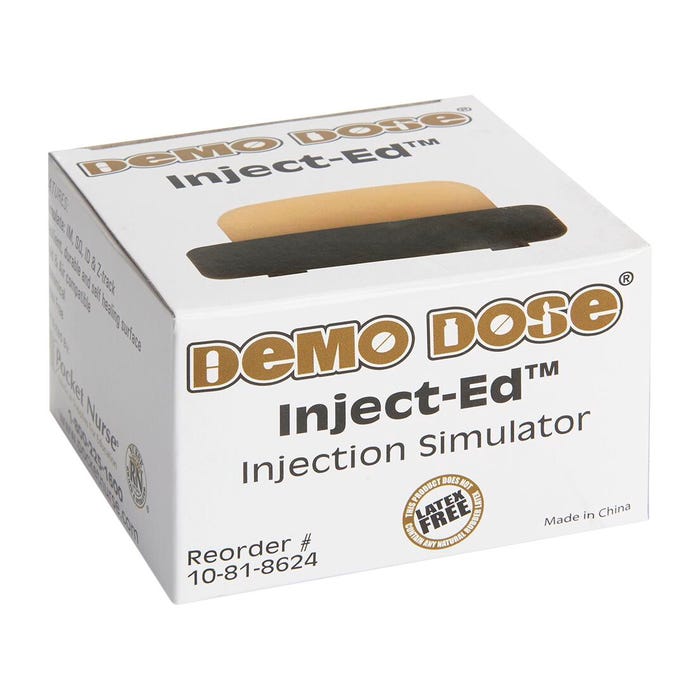 Pocket Nurse Demo Dose Inject-Ed Injection Pad