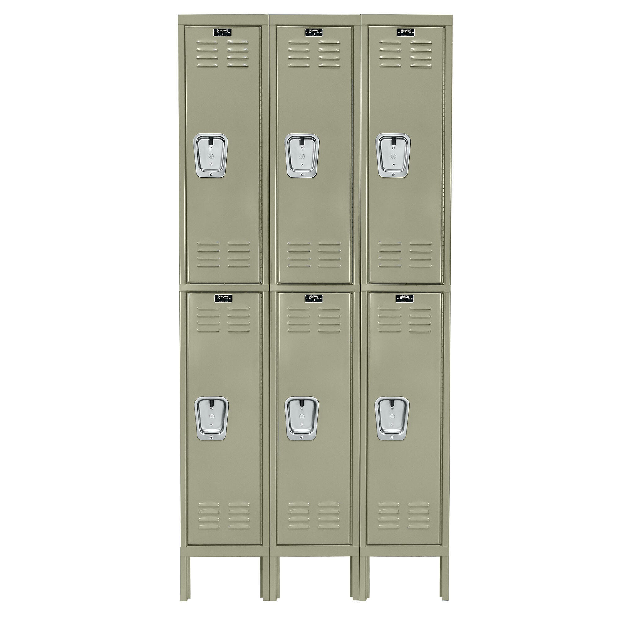 Hallowell Premium Wardrobe Lockers, 2 Tier, 3 Wide 4002657