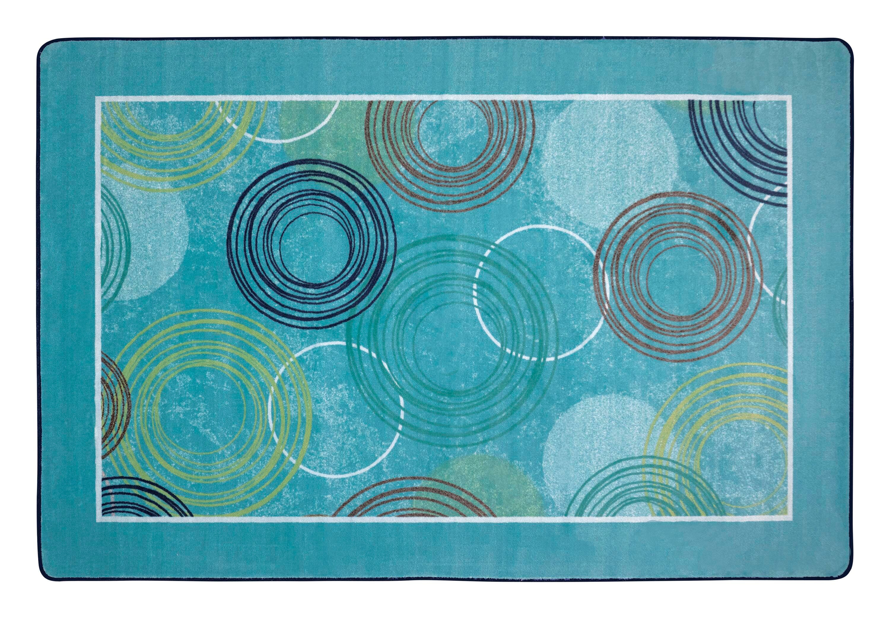 Carpets for Kids KIDSoft Raindrop Ripples Decorative, Rectangle 4002011