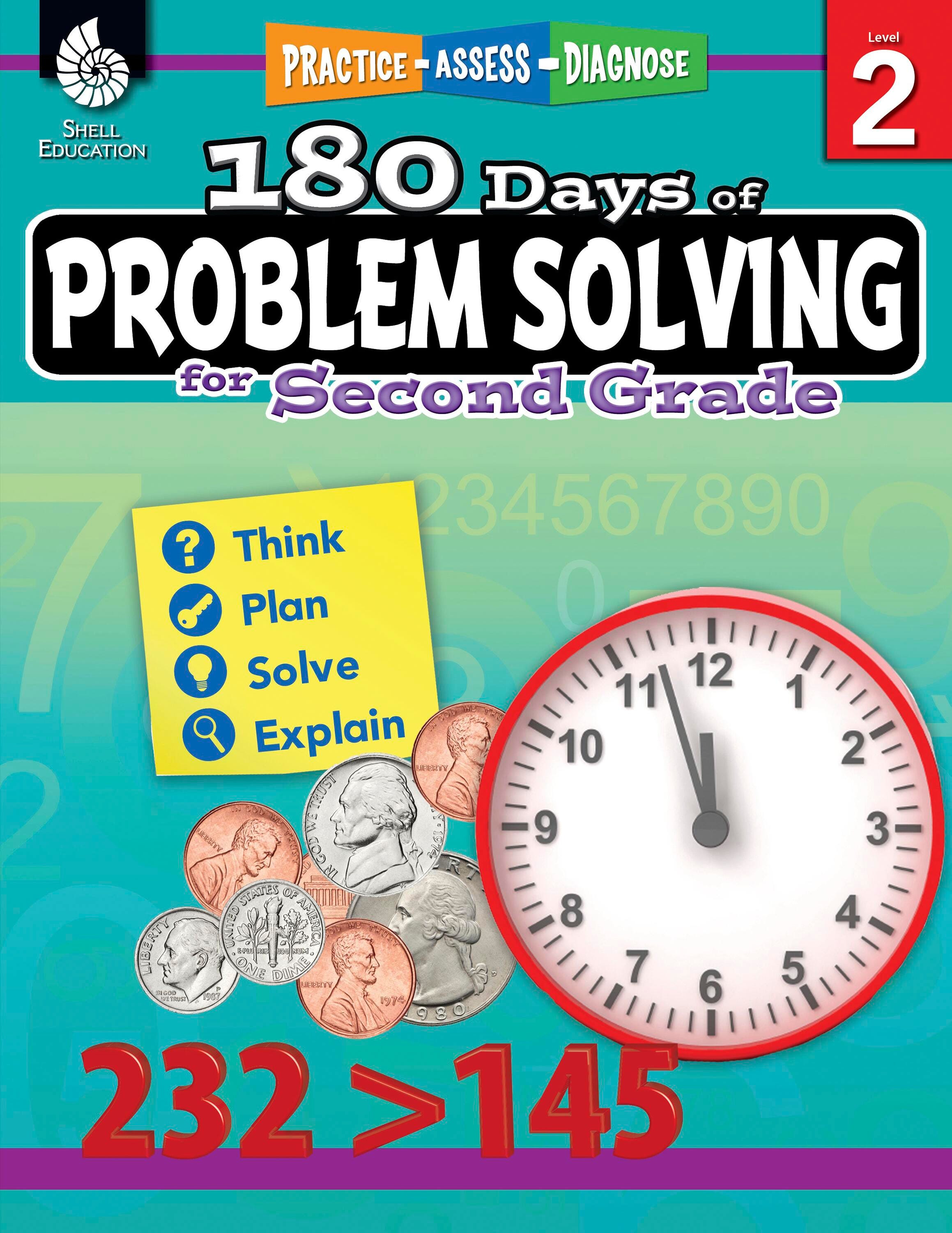 Image for Shell Education 180 Days of Problem Solving for Second Grade from School Specialty