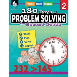 Shell Education 180 Days of Problem Solving for Second Grade