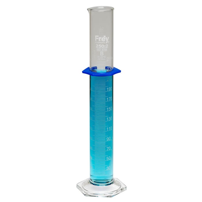 Frey Scientific Borosilicate Glass Cylinder, Class B, 250 mL
