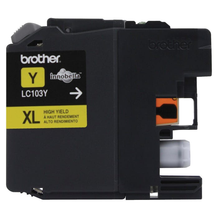 Brother Ink Toner Cartridge, LC103Y, Yellow