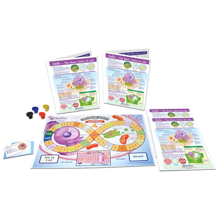 NewPath Learning Cells to The Building Blocks of Life Learning Center Game, Grades 6 to 10