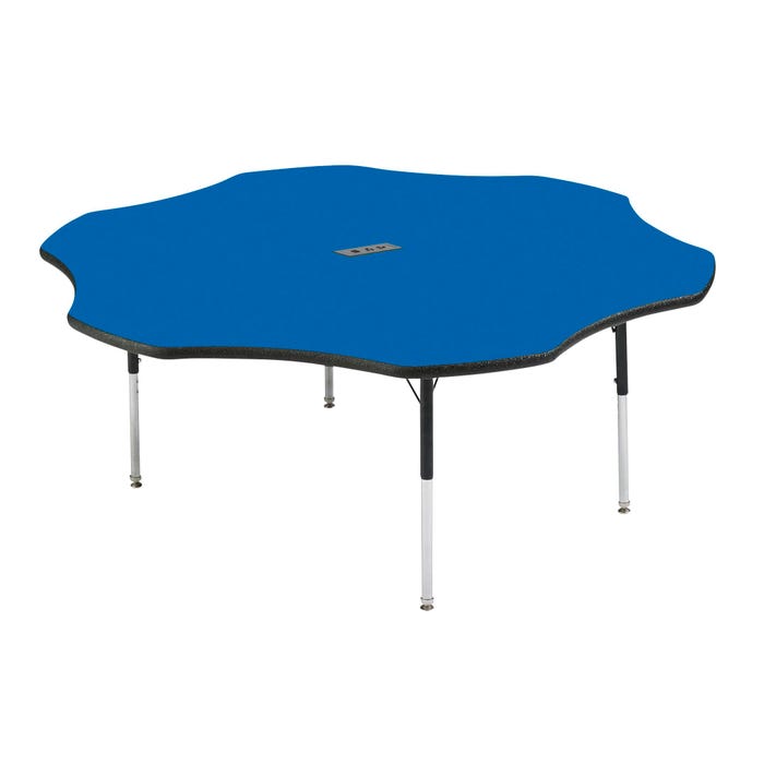 Classroom Select Activity Table with Power, Flower, 60 Inches