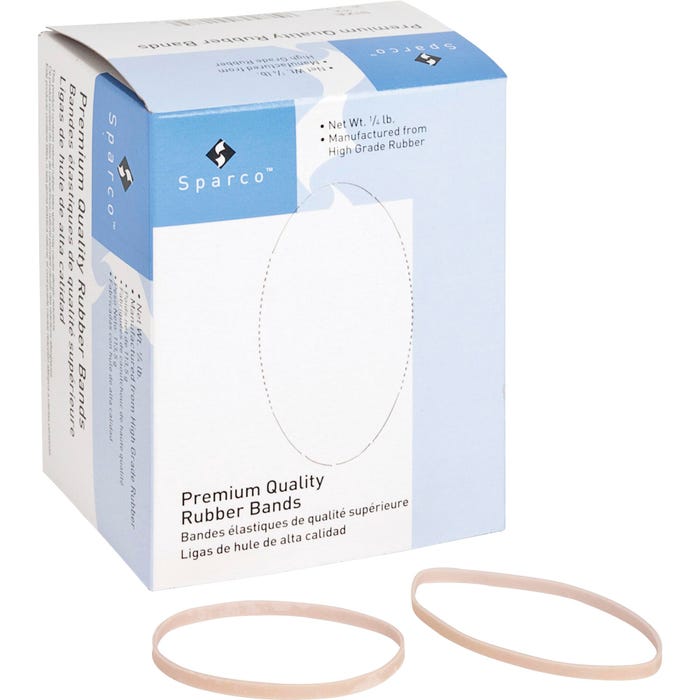 Business Source High Quality Rubber Bands, Size 32, 1/4 Pound, Natural, Box of 237