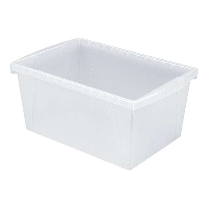 Storex Classroom Storage Bin, 5-1/2 Gallon, Translucent