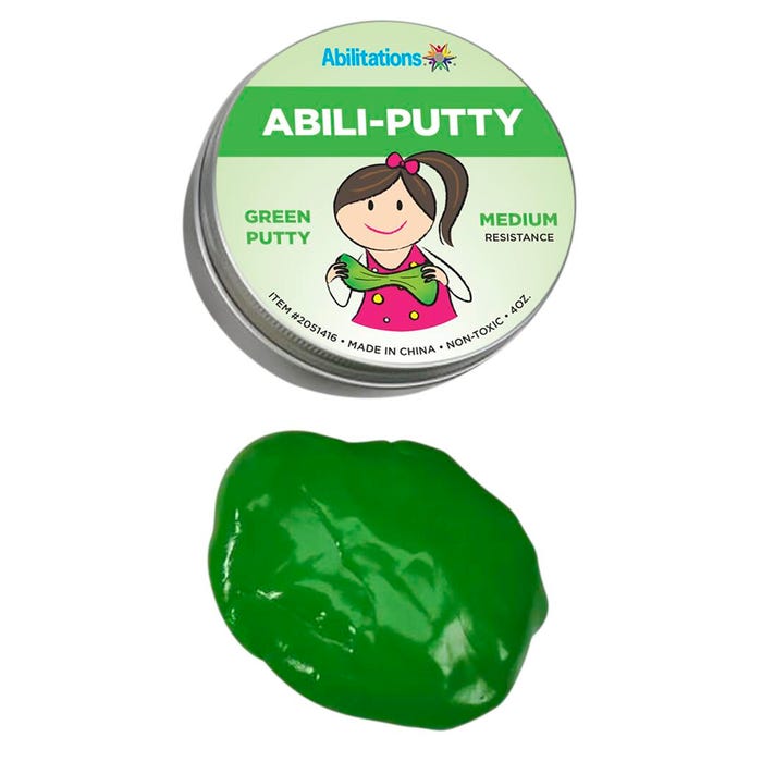 Abilitations Abili-Putty, Medium, 4 Ounces, Green