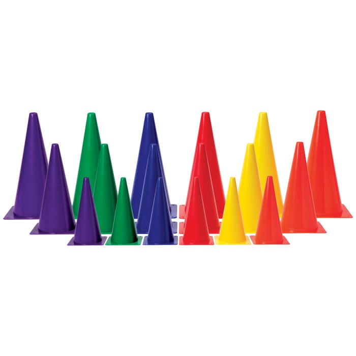 Colored Cone, Medium-Weight, 9 Inch, Green