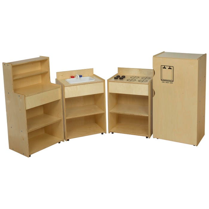 Childcraft ABC Furnishings Complete Kitchen Set, Item Number 1537062