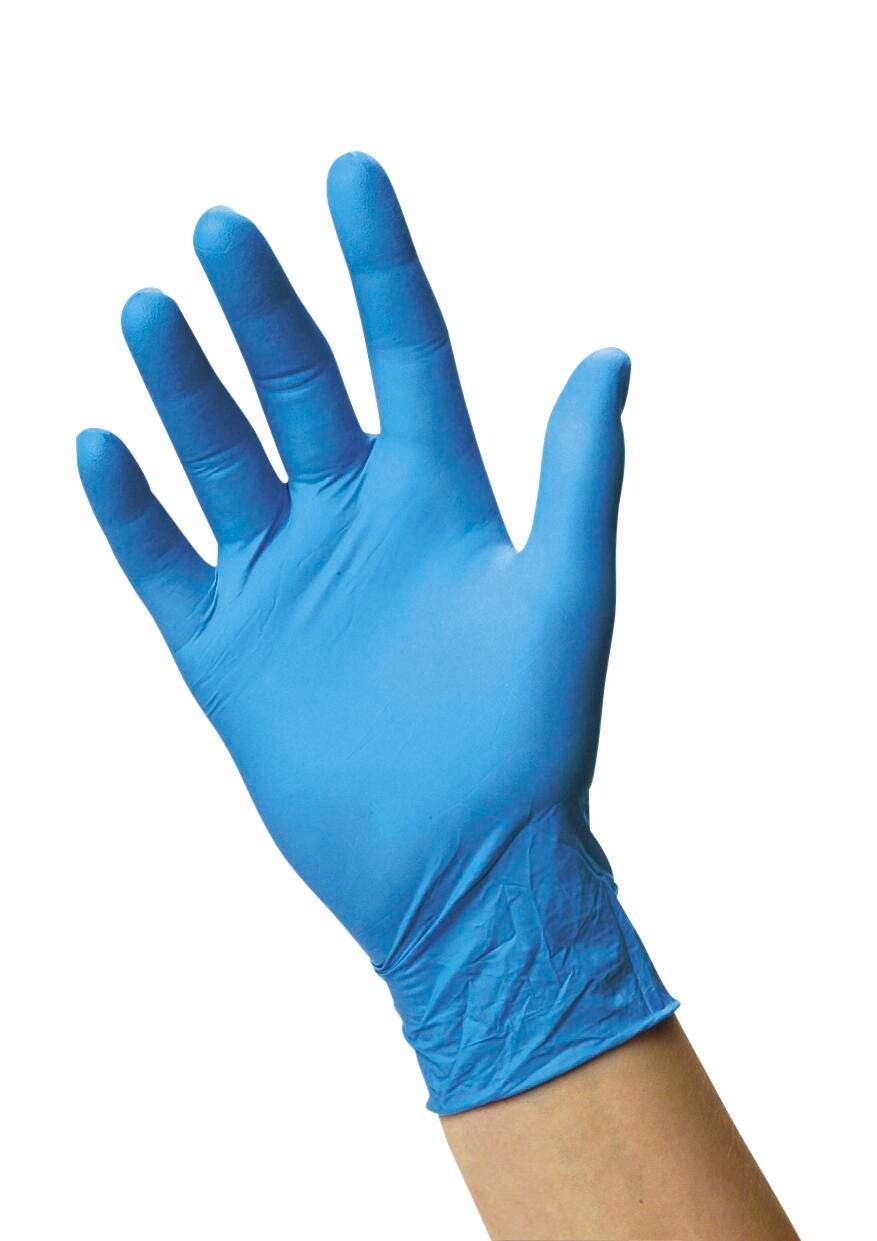 Image for Latex-Free Econo-Blue Nitrile Gloves - Medium from School Specialty