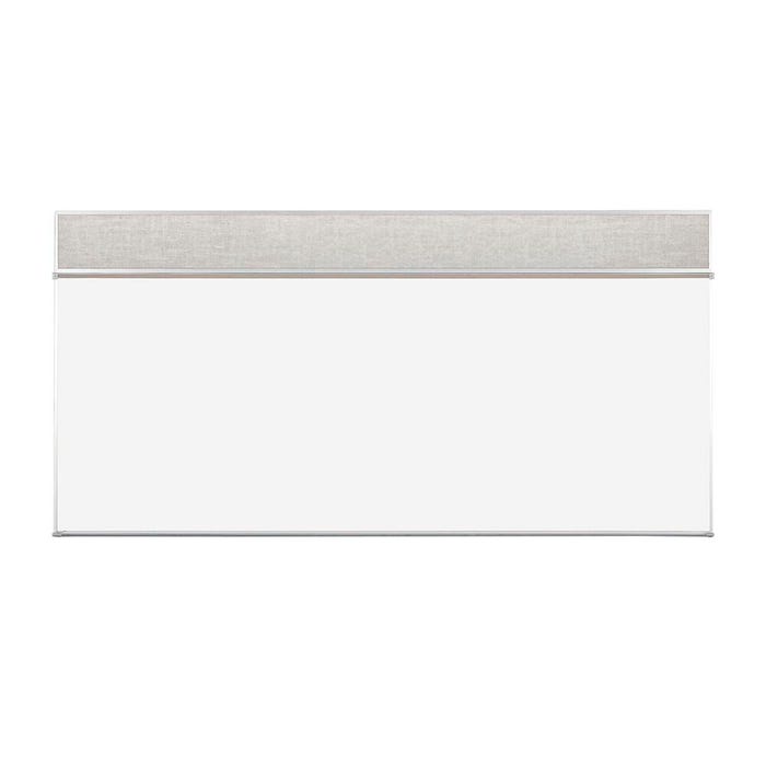 MooreCo Combination Markerboard, Vin-Tak Tackboard, Type C, 5 x 6 Feet