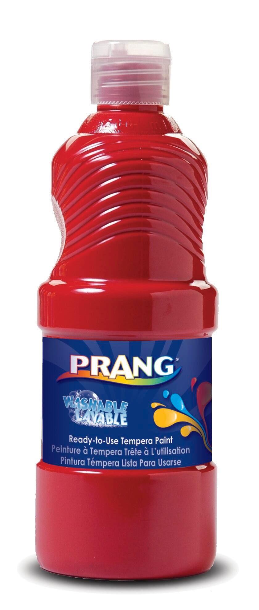 Prang Ready-to-Use Washable Tempera Paint, Quart, Red Item Number 1396867