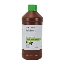 Frey Scientific Methyl Red, 0.02% Aqueous, Lab Grade, 500mL