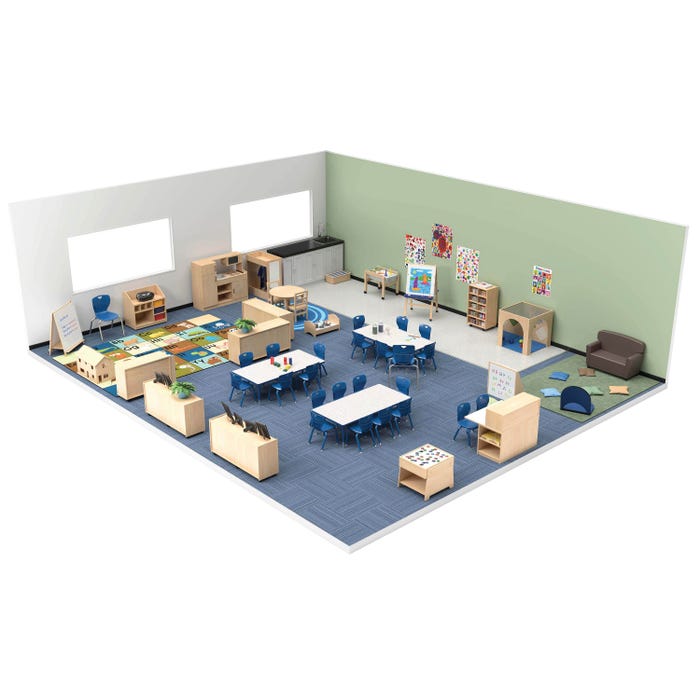KidSpaces PreK-3 Furniture Package- 750 square feet