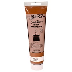 Sax Water Soluble Block Printing Ink, 5 Ounce Tube, Brown 461960