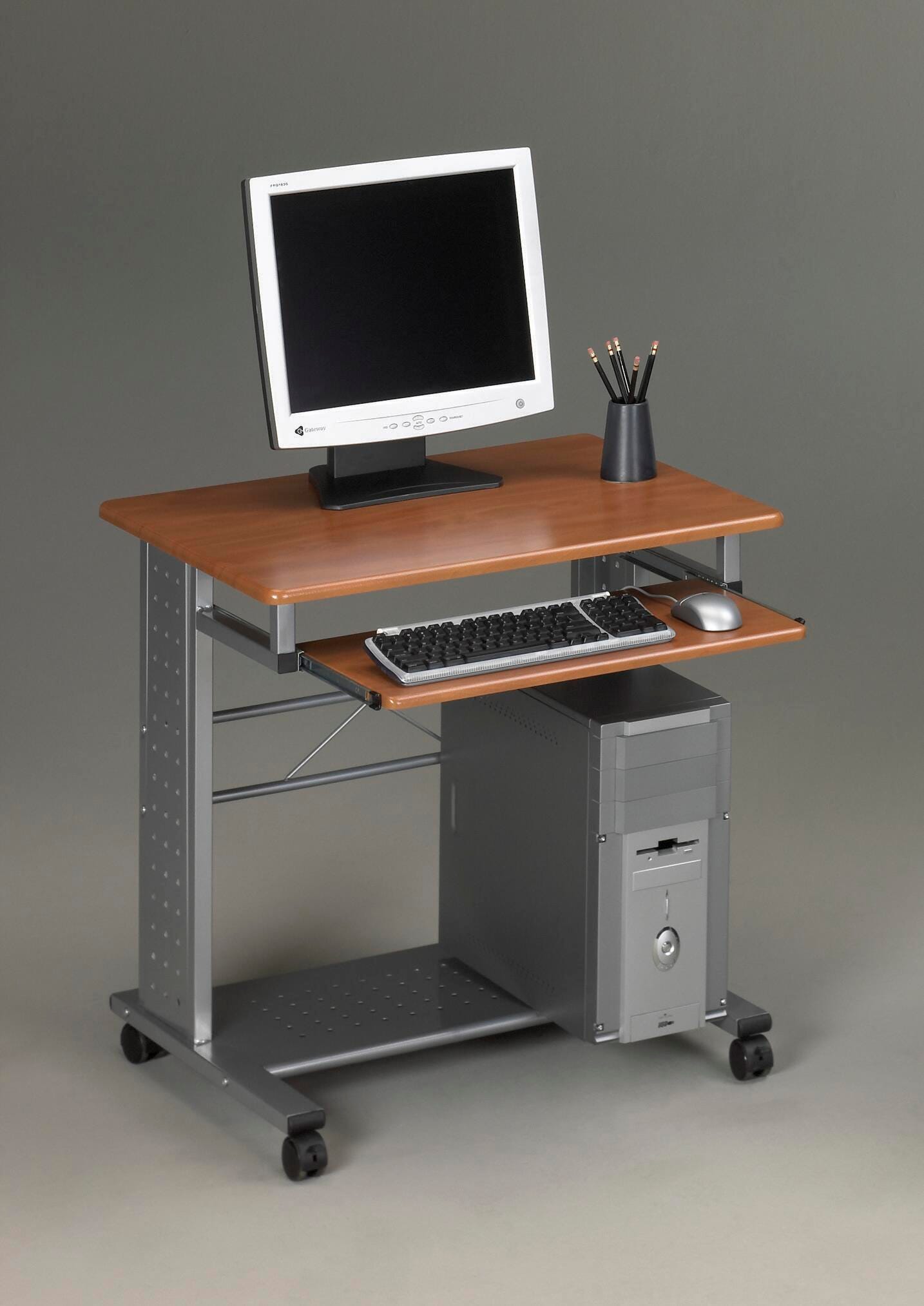 SAFCO Empire Mobile Computer Cart, 29-3/4 x 23-1/2 x 29-3/4 Inches 4000510
