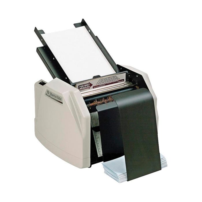 Martin Yale Automatic Paper Folder, 7500 Sheets per Hour, 16 to 28 Pounds, 24 x 15 x 16 Inches