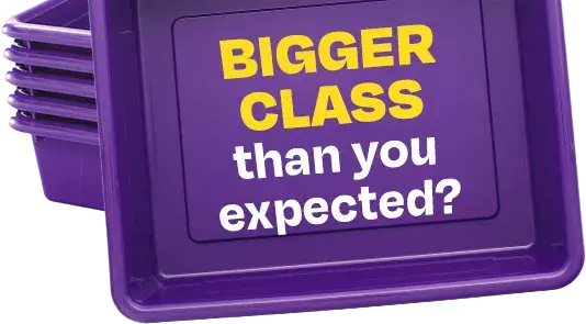 Bigger class than you expected?