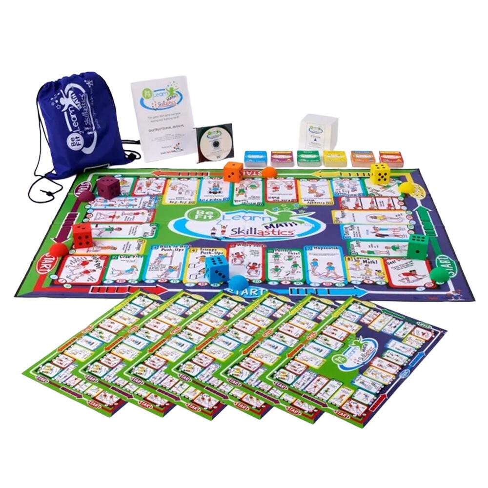 Image for Skillastics Be Fit 2 Learn Skillastics Math, Math Game for Grade 2 from School Specialty