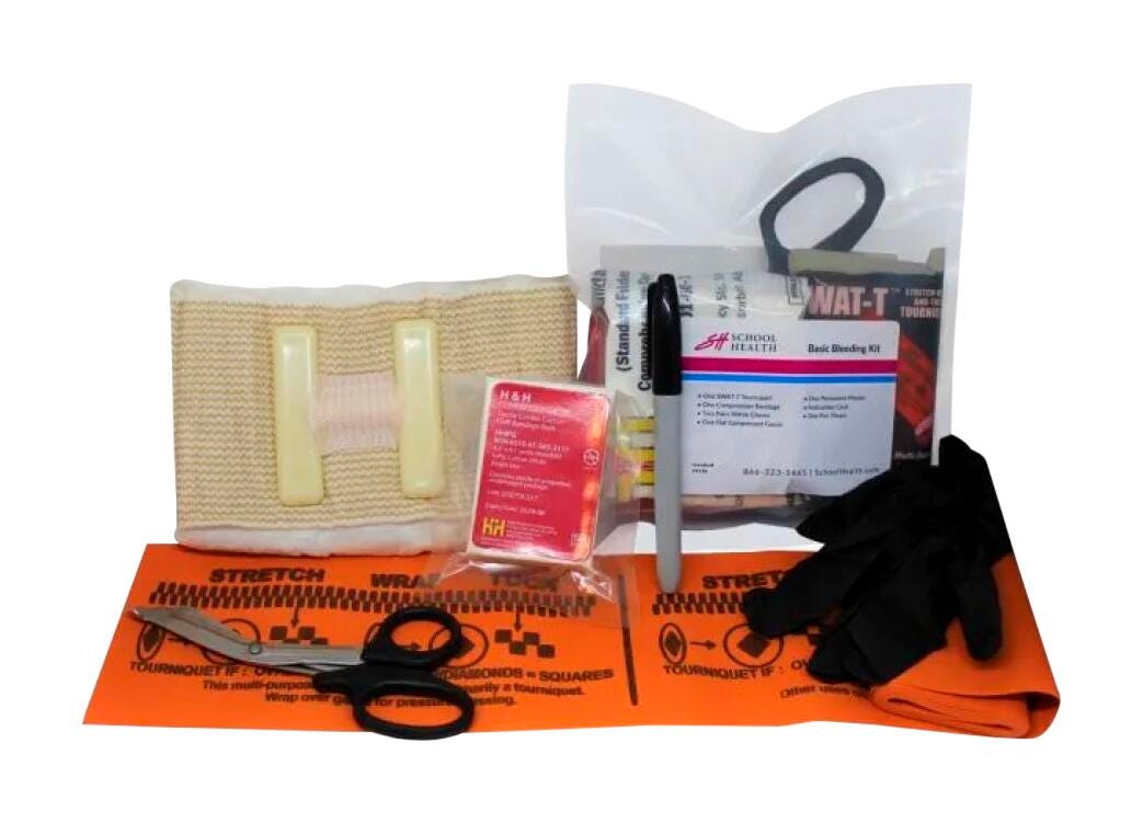 School Health Trauma Kit Bleeding Control, Basic, Item Number 2095803
