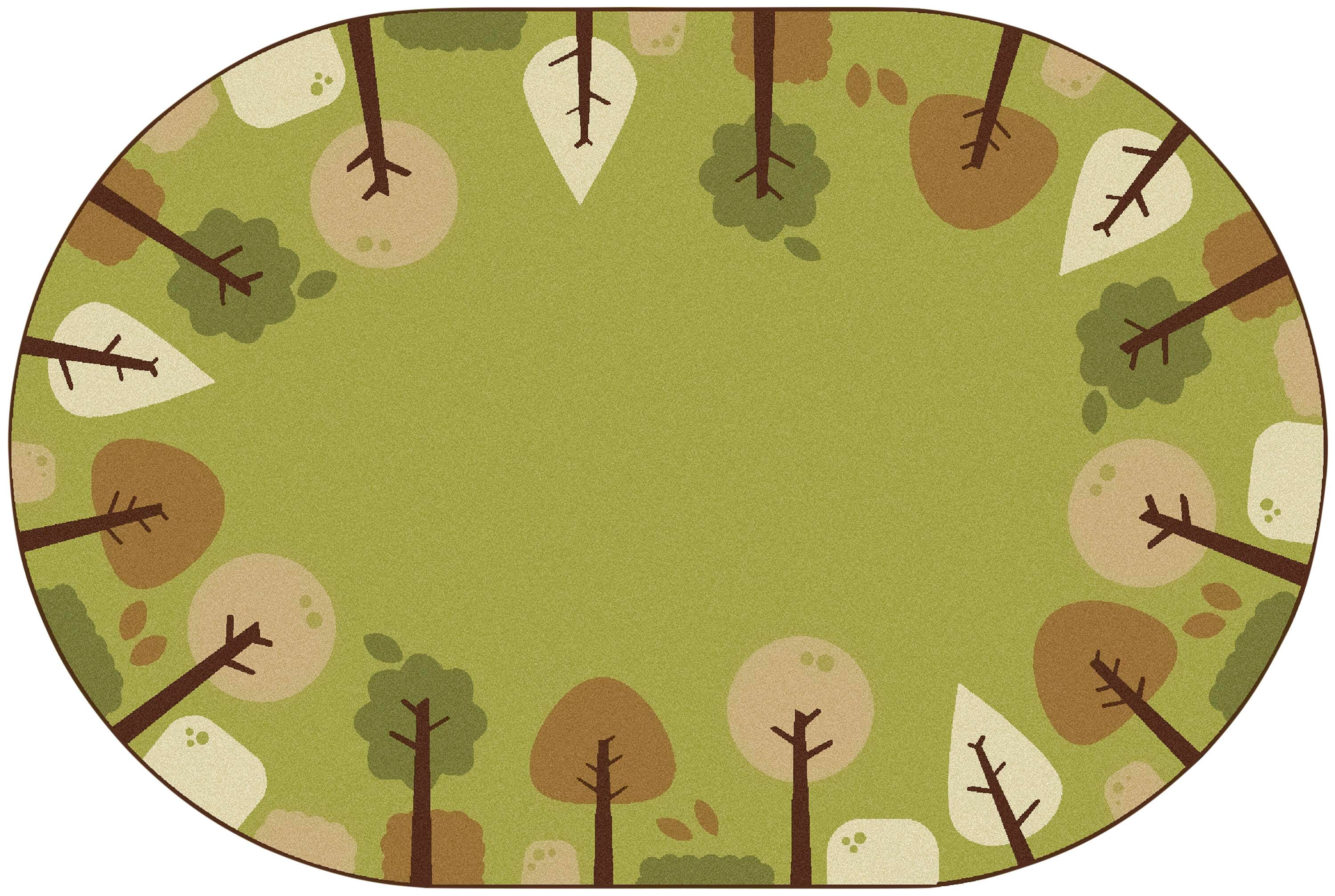 Carpets for Kids KIDSoft Tranquil Trees, Oval 4001942
