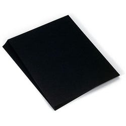 Hygloss Black Tag Board, 8-1/2 x 11 Inch, Black, Pack of 40