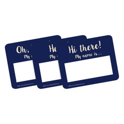 Barker Creek Name Tags, Oh, Hello!, 3-1/2 x 2-3/4 Inches, Set of 45, Item Number 2100840