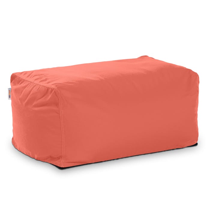 JAXX Leon Indoor/Outdoor Bean Bag Ottoman, 26 x 18 x 14 Inches