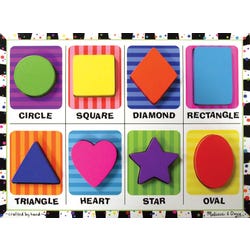 Melissa & Doug Shapes Chunky Puzzle, Item Number 082698