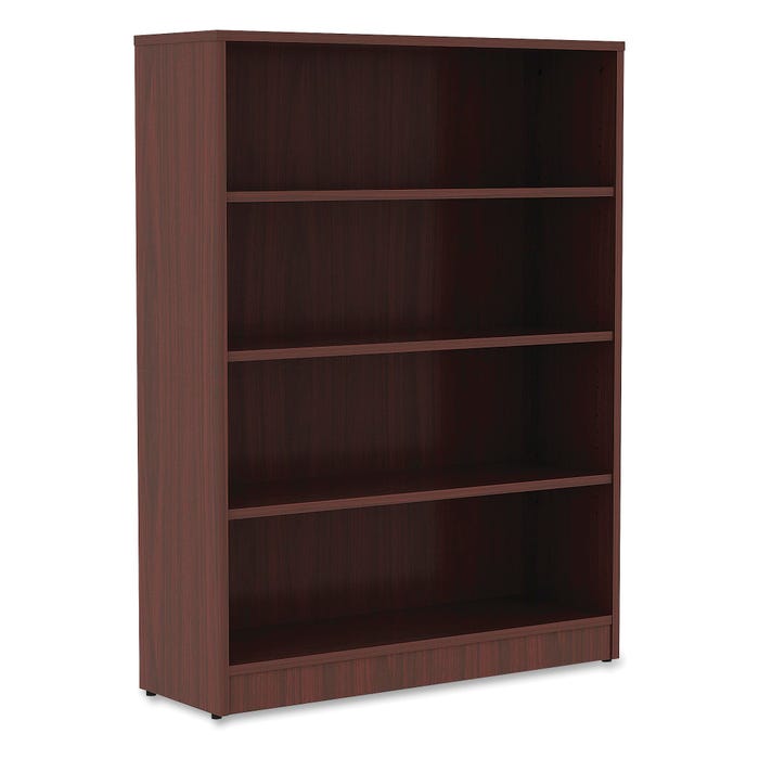 Classroom Select Laminate 4 Shelf Bookcase, 36 x 12 x 48 Inches, Mahogany