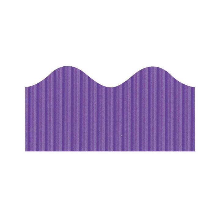 Bordette Scalloped Decorative Border Roll, 2-1/4 Inch x 50 Feet, Deep Purple