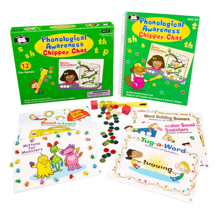 Super Duper Phonological Awareness Chipper Chat Magnetic Game