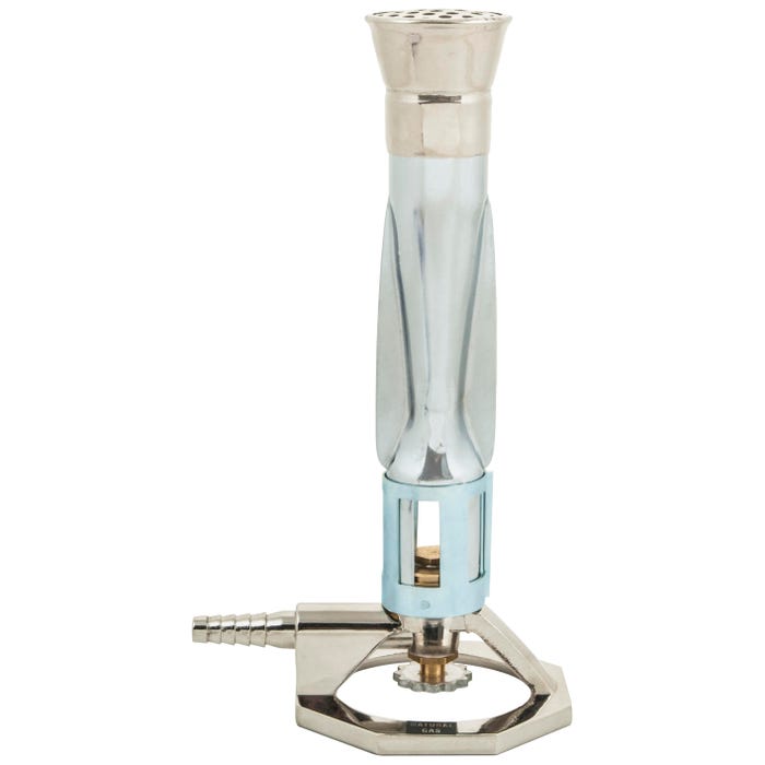 Eisco Bunsen Burner, Meker, High Temperature, Natural Gas
