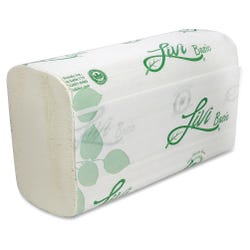Solaris Paper Multifold Paper Towels, 1-Ply, White, Pack of 16