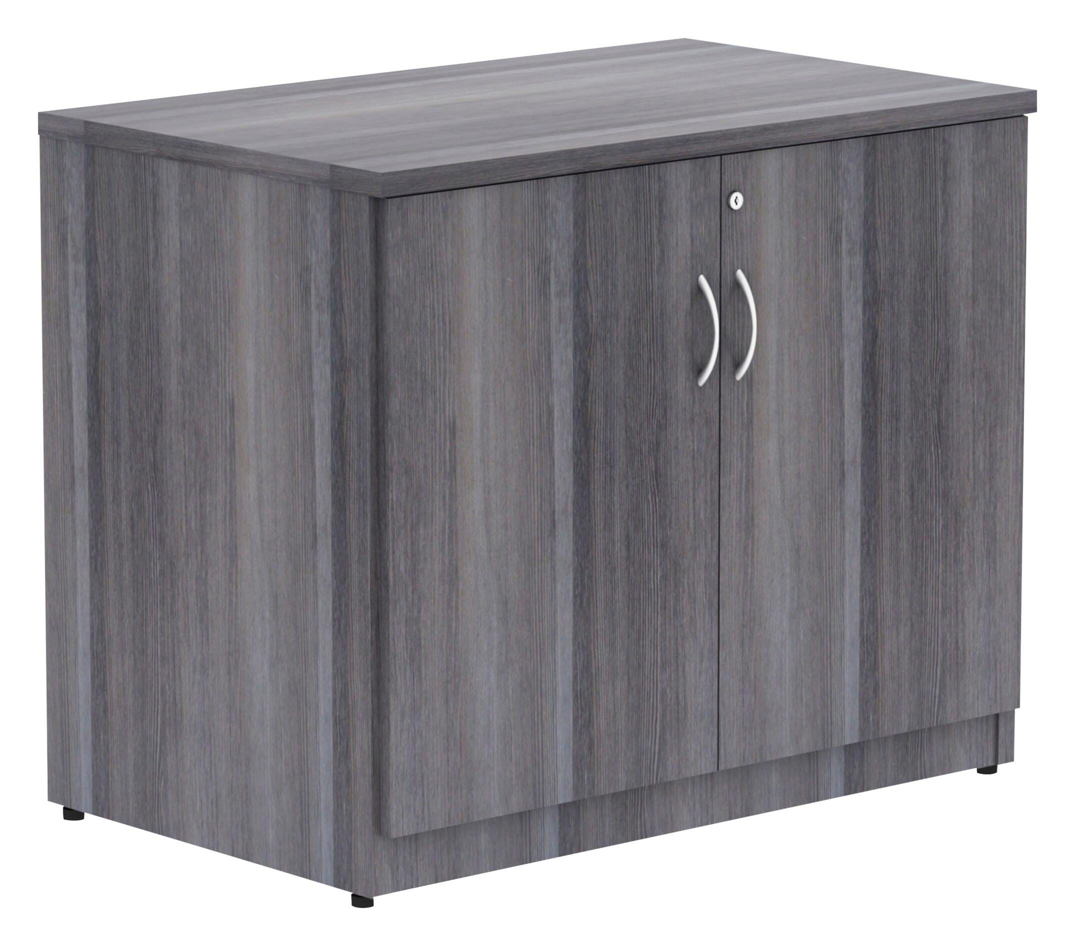 Image for Classroom Select 2-door Storage Cabinet, 36 x 22-1/2 x 29-1/2 Inches, Weathered Charcoal Color from School Specialty