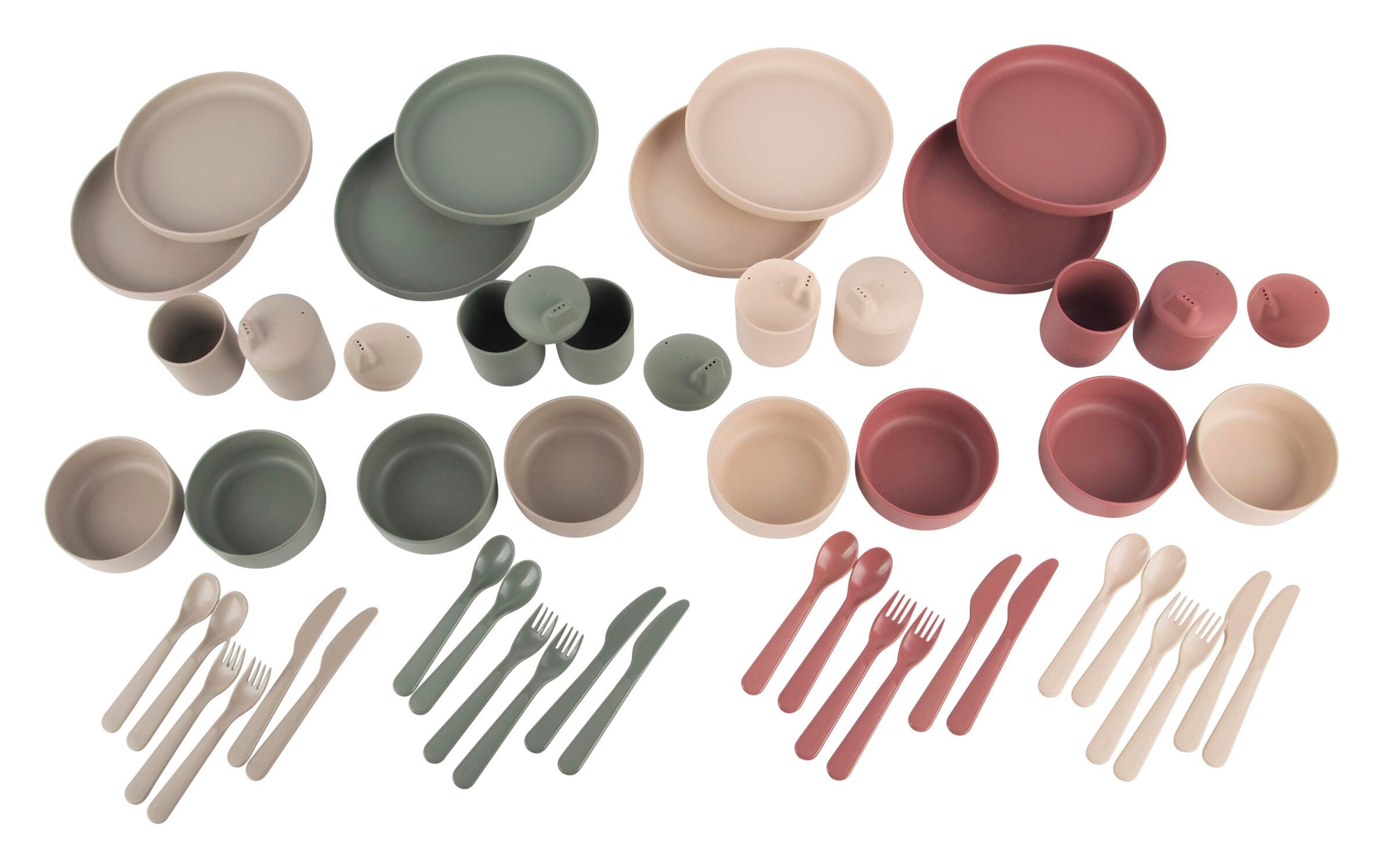 Image for tiny Bio-based Child Eating Set, 56 Pieces from School Specialty