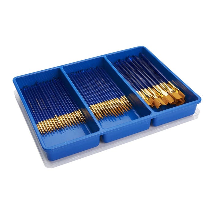 Royal Brush Acrylic Super Value Taklon Detail Assortment, Set of 120