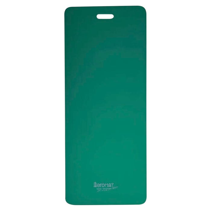 Aeromat Elite Workout Mat With Handle, 24 x 56 Inches, 1/2 Thick, Green, Phthalate Free