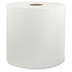 Solaris Paper Hardwound Paper Towels, 1-Ply, White, Pack of 6