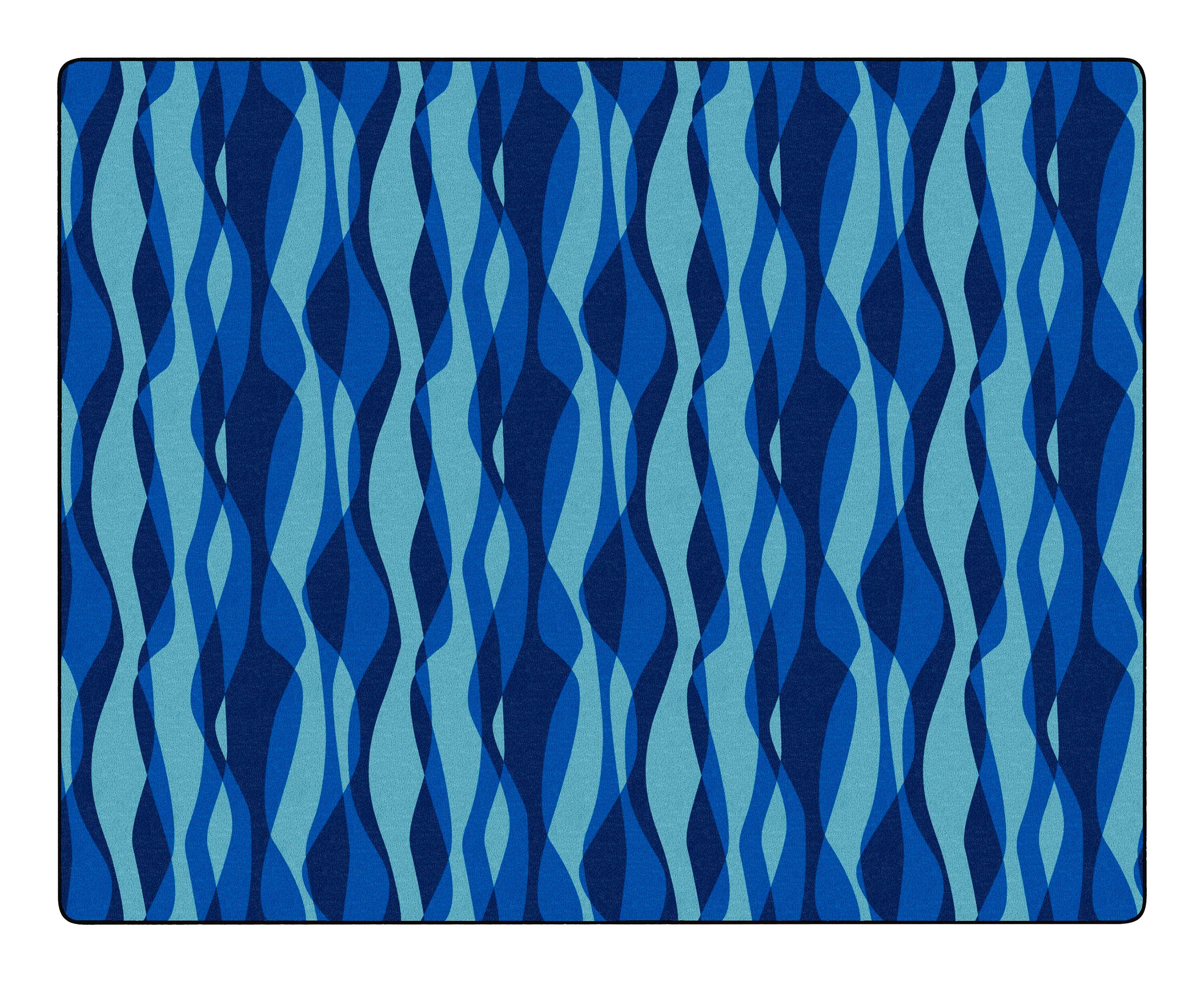 Childcraft Waves Carpet, Rectangle 4002085