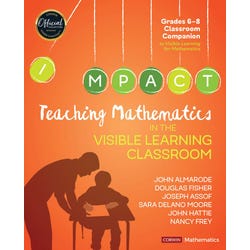 Corwin Press Teaching Mathematics in the Visible Learning Classroom, Grades 6-8, Item Number 2024231