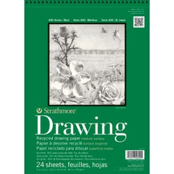 Image for Strathmore 400 Series Recycled Drawing Pad, 9 x 12 Inches, 80 lb, 24 Sheets from School Specialty