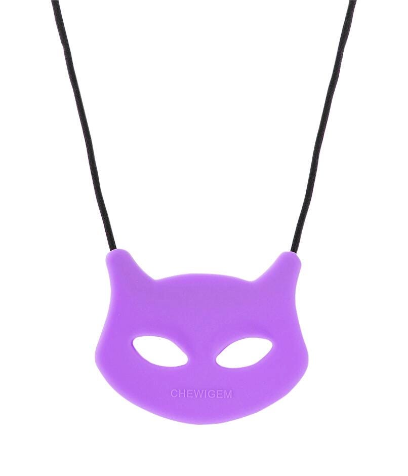 Chewigem Cat Pendant, Purple, Item Number 2101401