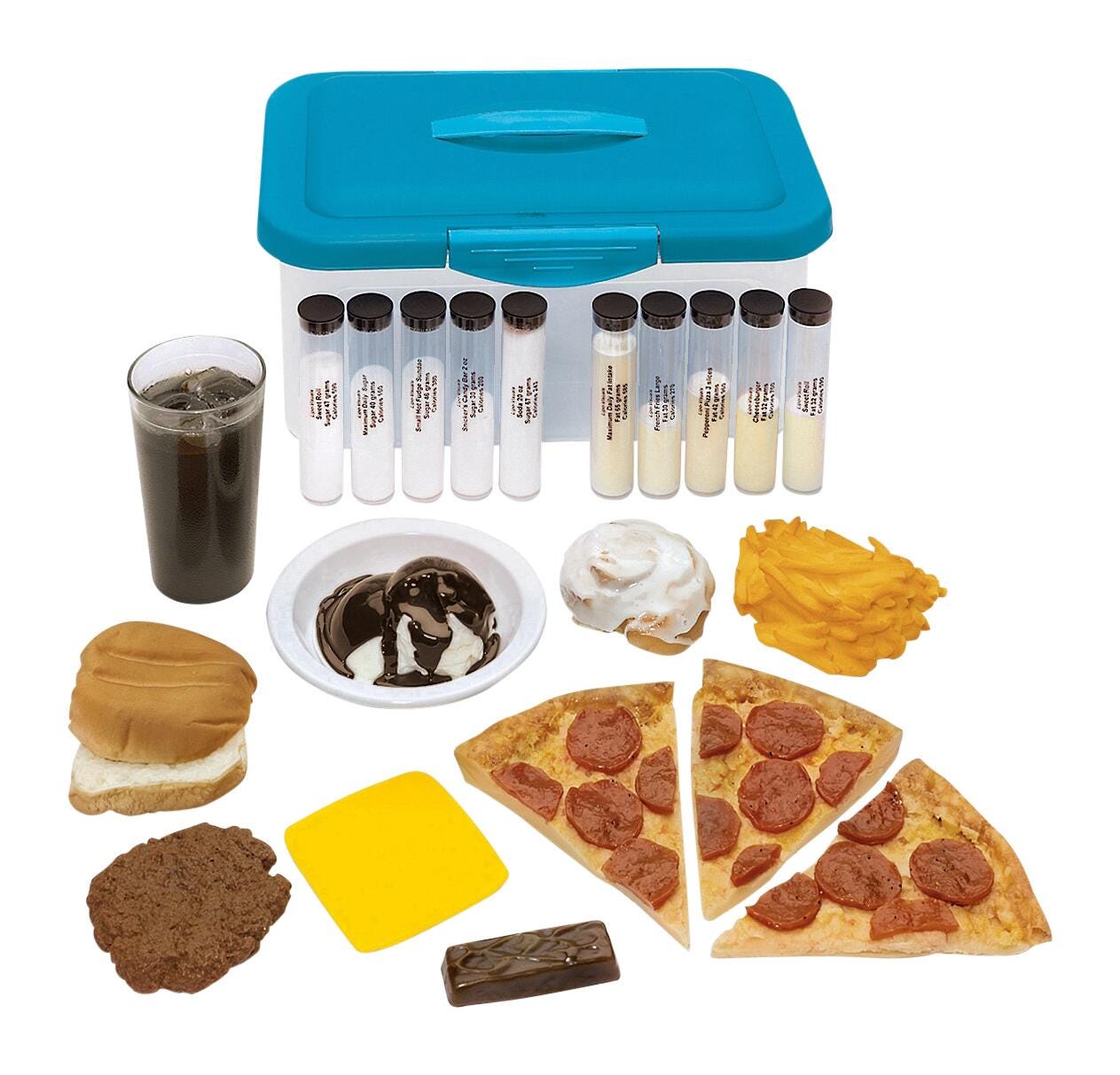 Life/form Favorite Foods Replica Kit with Lipo-Visuals, 22 Pieces