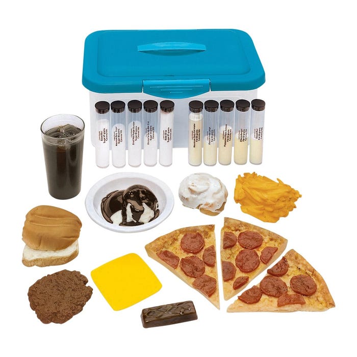 Life/form Favorite Foods Replica Kit with Lipo-Visuals, 22 Pieces