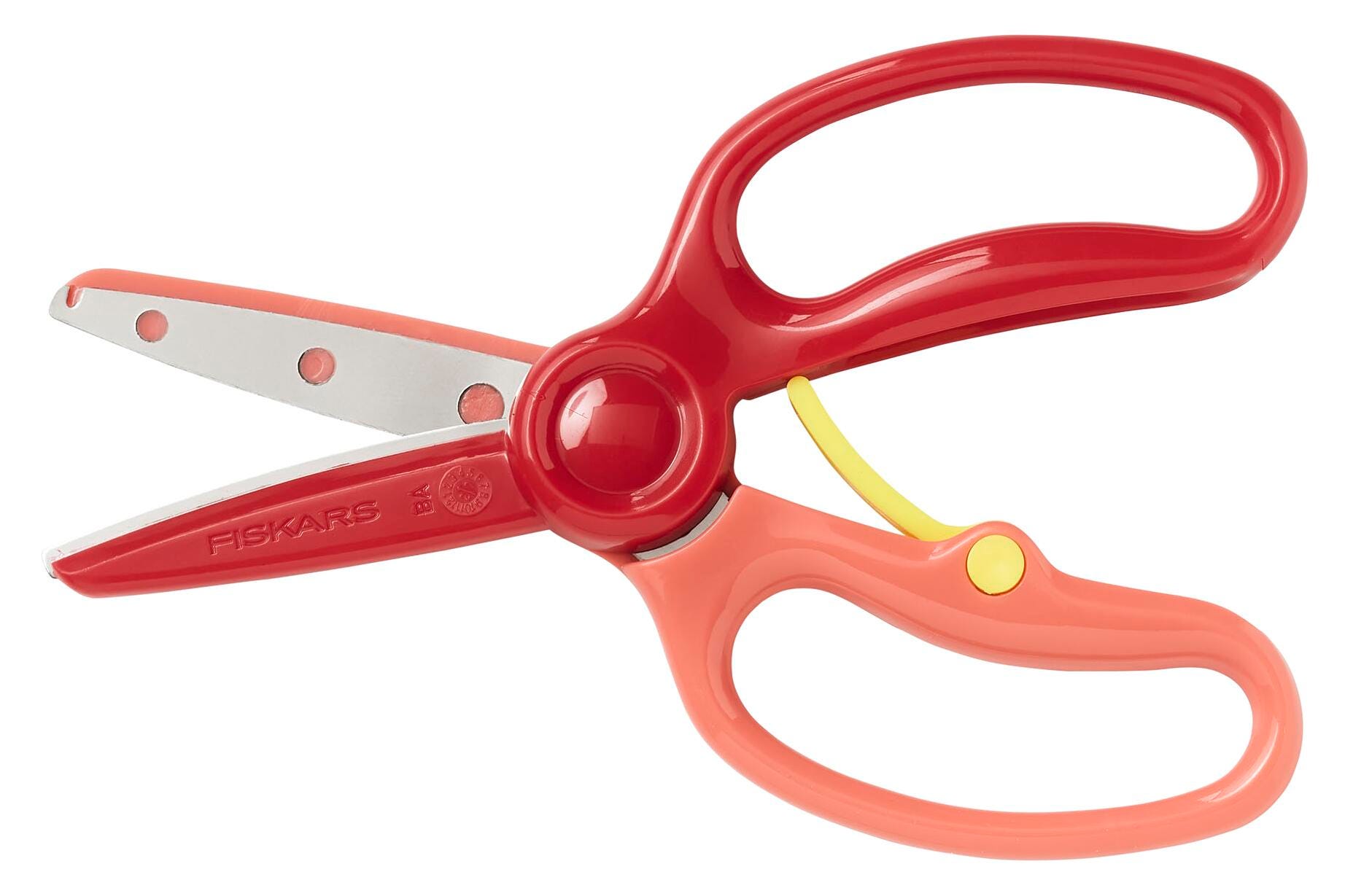 Fiskars Spring Action Preschool Scissors, 5 Inches, Red and Blue 1494025